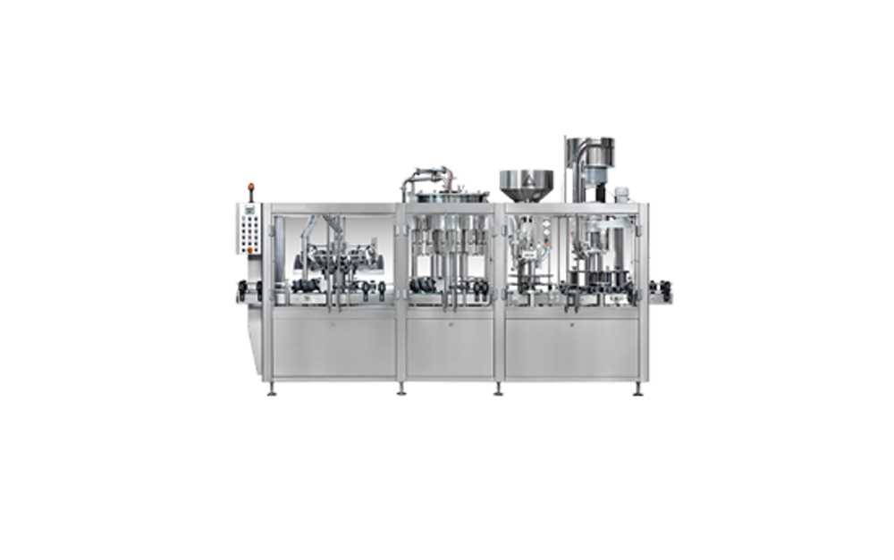 FULLY AUTOMATED FILLER, RINSER AND CAPPER FOR WATER BOTTLING